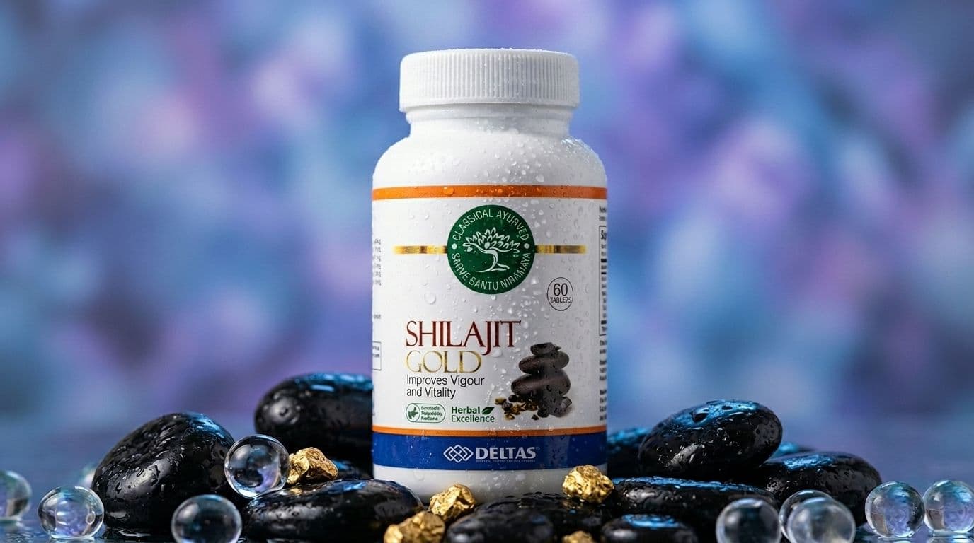 Deltas Shilajit Gold 60 Tabs - Image 1