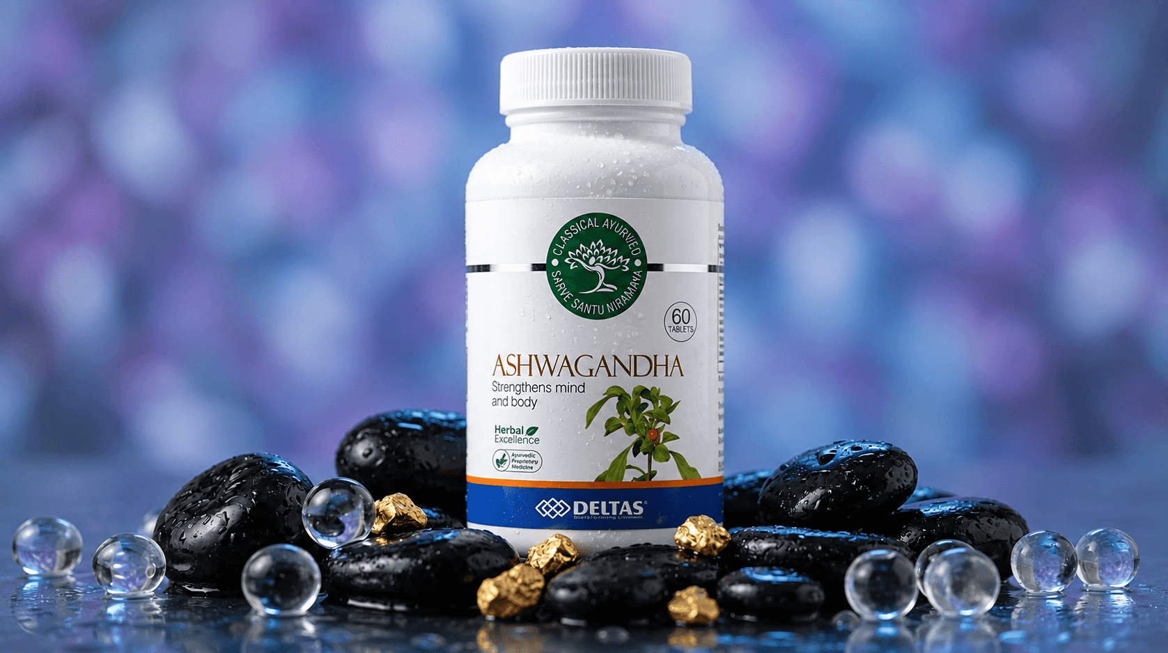 Deltas Ashwagandha Tablet 60 Tabs - Image 1